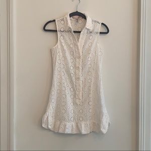 Nanette Lepore white beach cover up